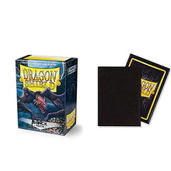 Dragon Shield matte black sleeves sized 63×88 mm protect your collectible cards.