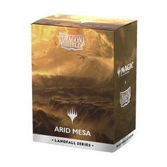 Dragon Shield Matte Dual Art Sleeves with Landfall Arid Mesa art protect cards and showcase vivid artwork