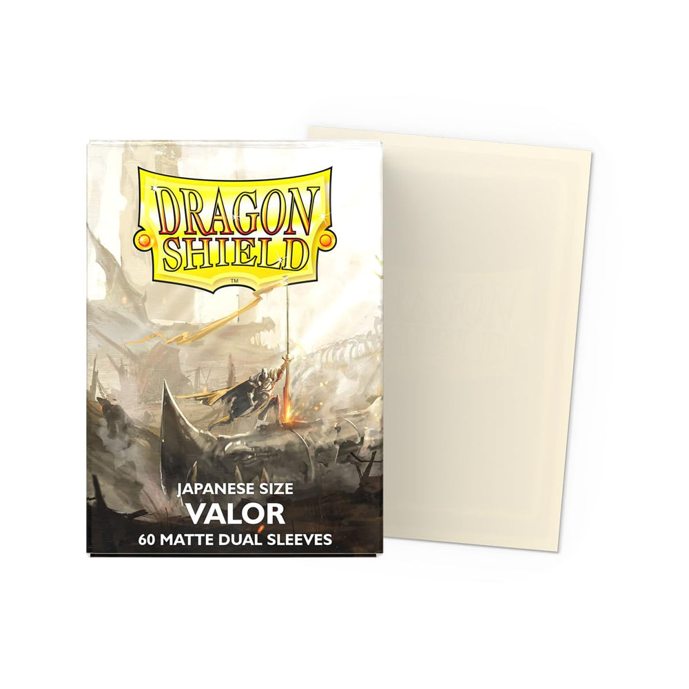 Dragon Shield Matte Dual sleeves back view, sturdy construction for long-lasting play.