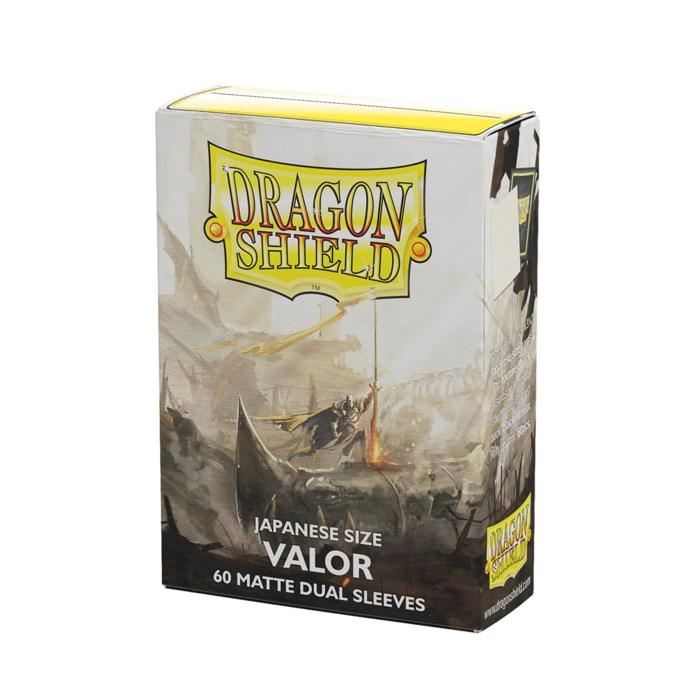 Dragon Shield Matte Dual sleeves front view, protective and reliable.