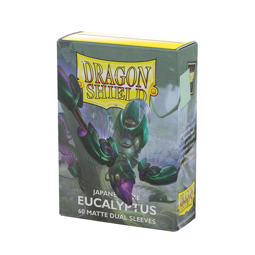 Dragon Shield Matte Dual sleeves pack front showing Japanese-size compatibility for Yu-Gi-Oh