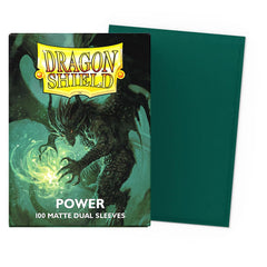 Dragon Shield Matte Dual sleeve with black interior for complete opacity