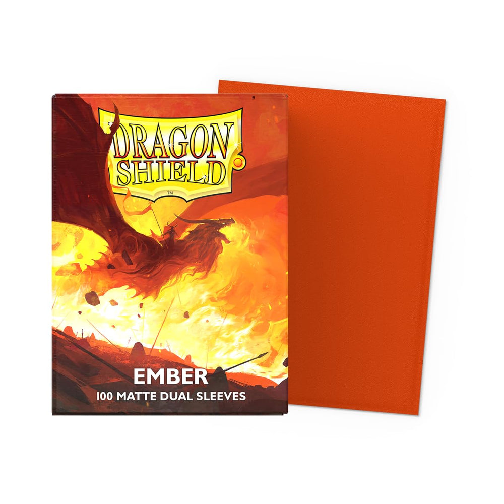 Dragon Shield Matte Dual Standard Sleeves opaque interior with black lining for privacy.