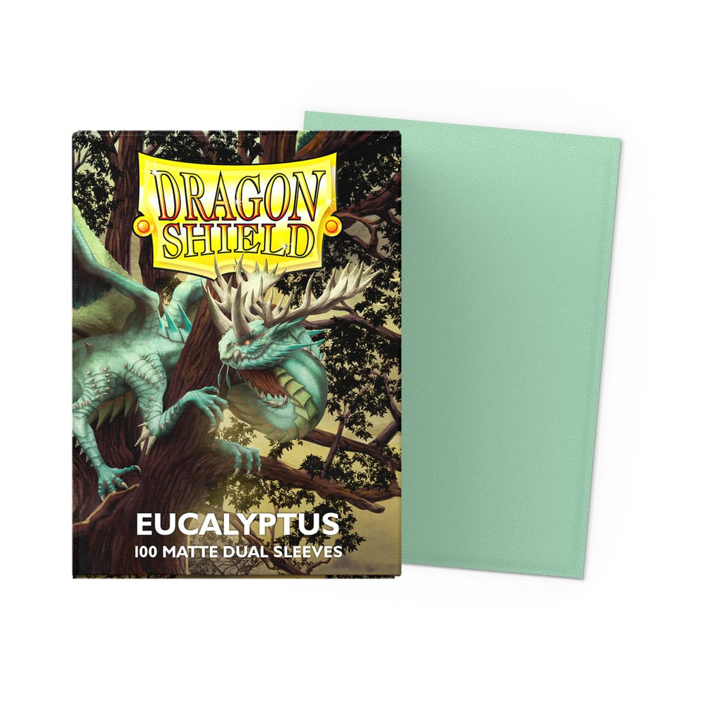 Dragon Shield matte dual standard sleeves back view highlighting textured surface for smooth shuffles.