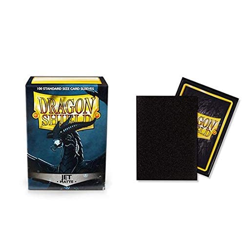 Dragon Shield Matte Jet sleeves in action for quick, smooth deck shuffles.