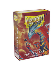Dragon Shield matte outer sleeves; textured back enables smooth shuffle and reliable handling.