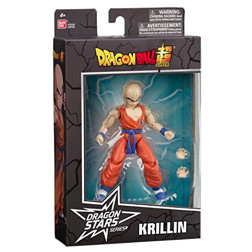 Dragon Stars Krillin 6.5-inch lineup with other figures for display variety.