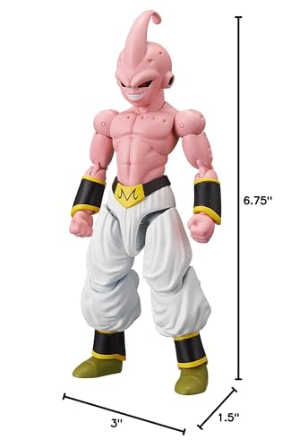 Dragon Stars Majin Buu Final Form close-up highlights detailed sculpt ideal for show displays.