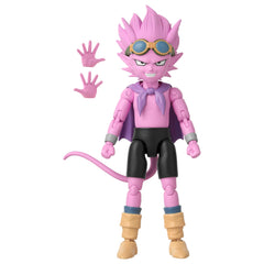 Beelzebub figure on a shelf with desert-themed backdrop for display.