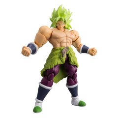 Dragon Stars Series Broly figure articulation showcase at joints.