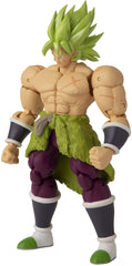 Dragon Stars Series Broly figure with detailed sculpt and deco close-up.