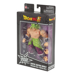 Dragon Stars Series Broly figure standing with dynamic balance pose.