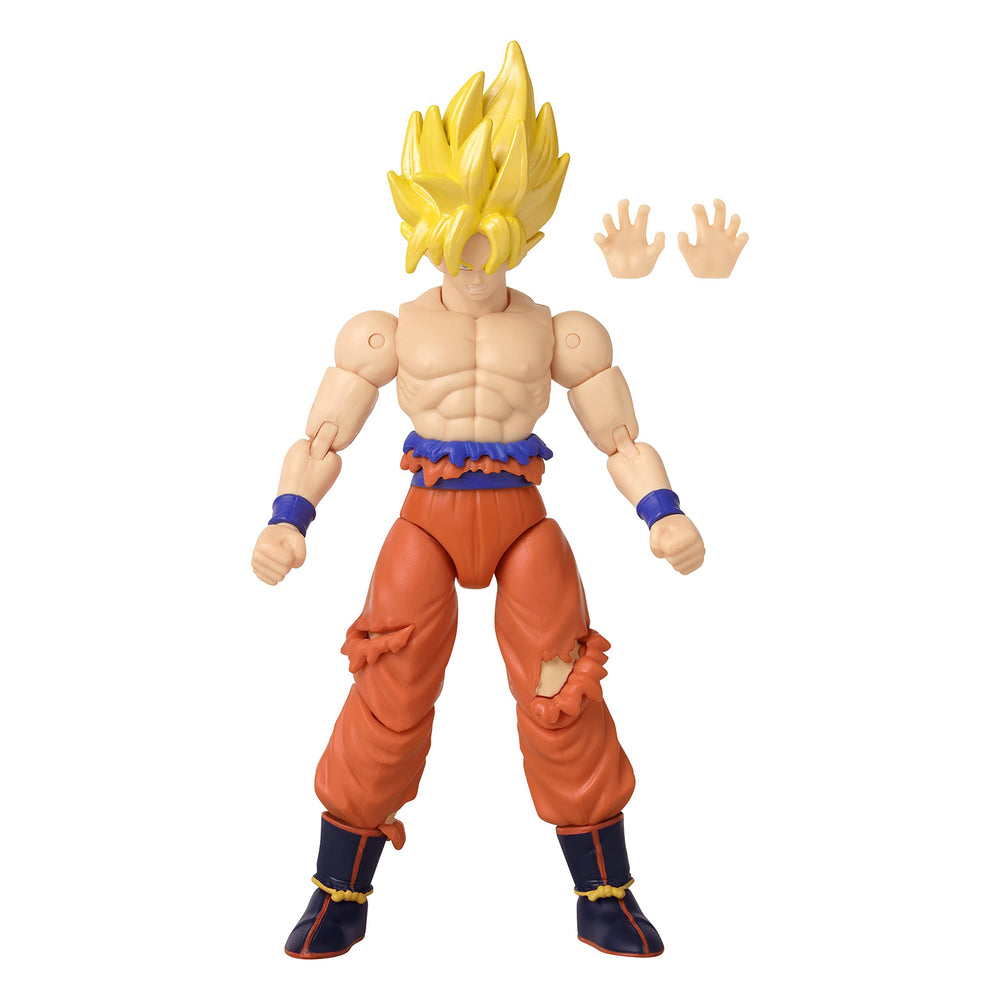 Dragon Stars Series Dragon Ball Super Super Saiyan Broly battle-damage front pose for display.