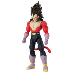 Dragon Stars Series Super Saiyan 4 Vegeta articulation close-up for realistic movement.