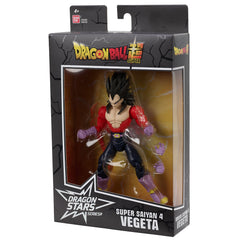 Dragon Stars Series Super Saiyan 4 Vegeta packaging for gift-ready setup.