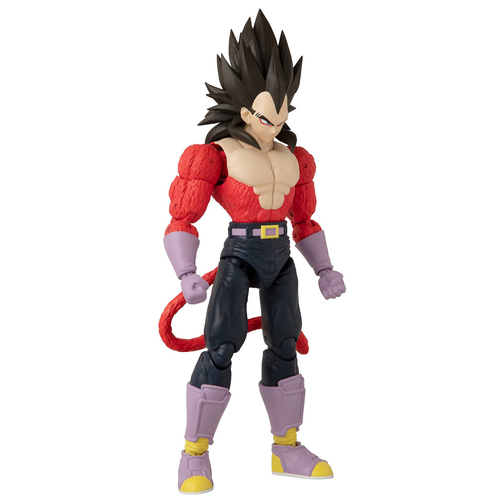 Dragon Stars Series Super Saiyan 4 Vegeta side view highlighting dynamic silhouette.