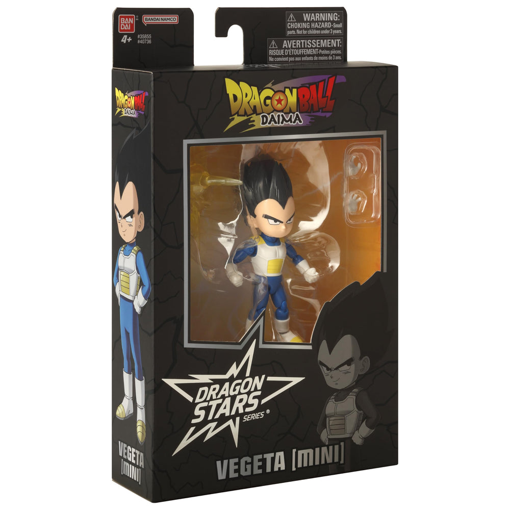 Dragon Stars Vegeta mini boxed art for collector display