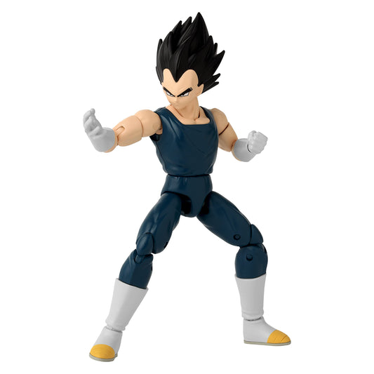 Dragon Stars Vegeta in dynamic pose for display and play