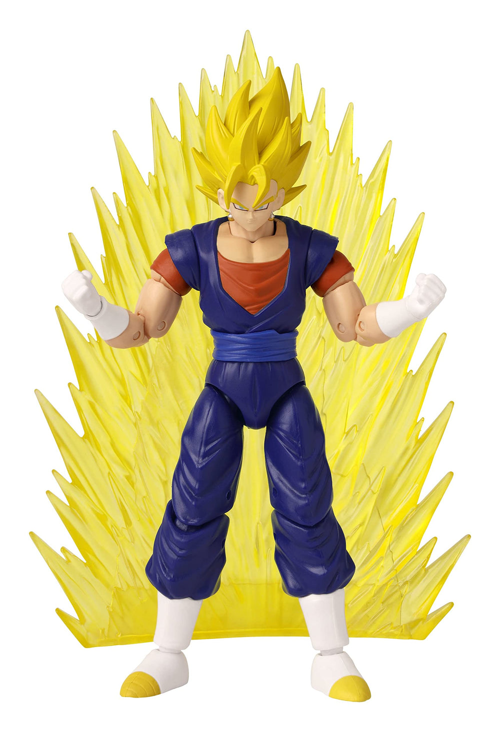 Dragon Stars Vegito 16-points articulation enables flexible, dynamic poses.