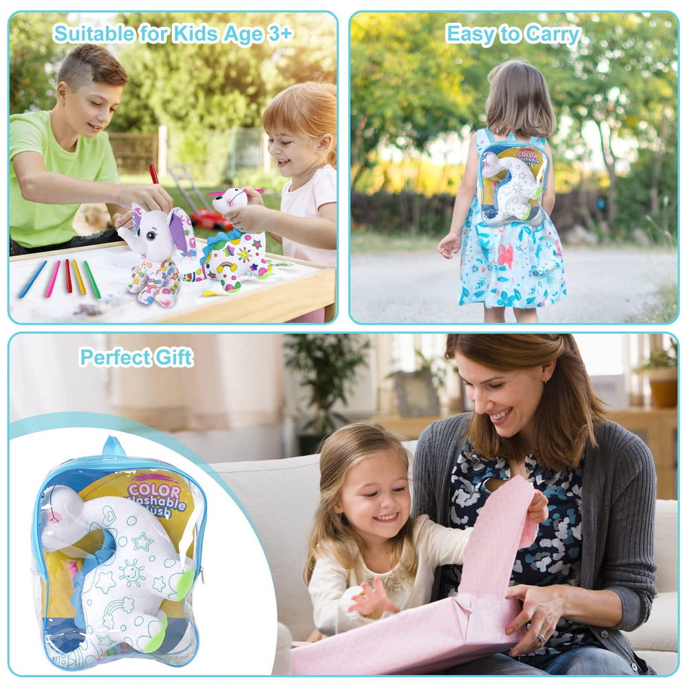 DrawMyToy coloring dinosaur plush side view highlights details ideal for personalization