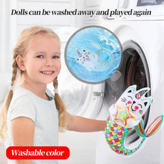 DRAWMYTOY plush toy is machine washable after coloring