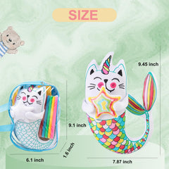 DRAWMYTOY safe polyester plush with soft kid-friendly texture