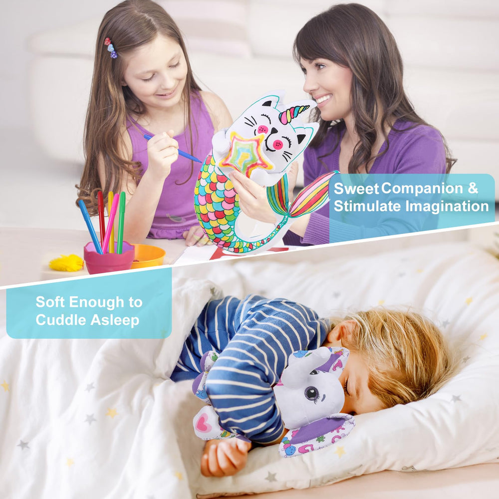 DRAWMYTOY five washable markers keep coloring mess-free