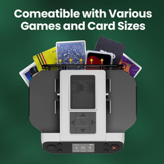 DrawPies MAX6 remote controller compatibility enables hands-free dealing.