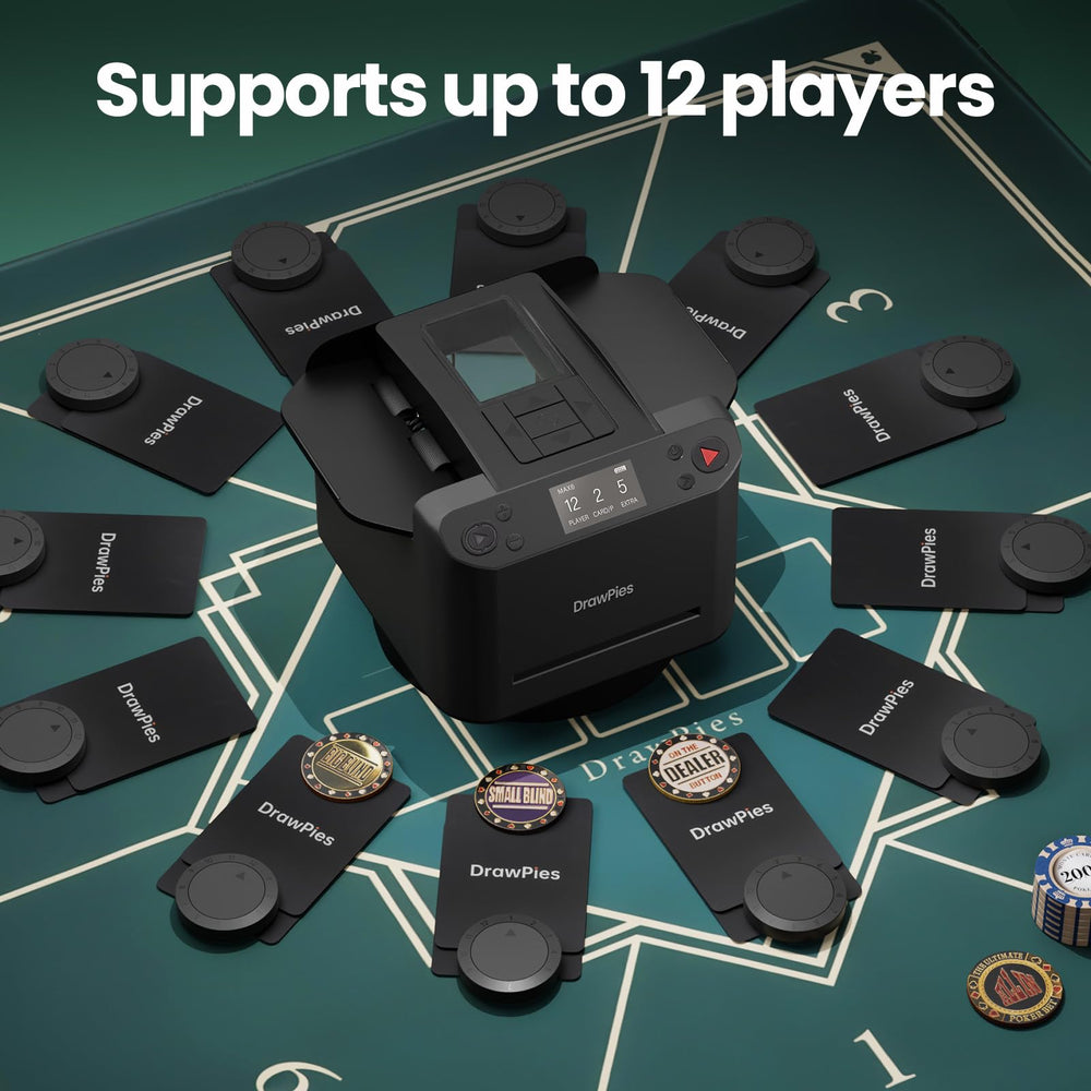 DrawPies ultra quiet motor reduces distractions during play.