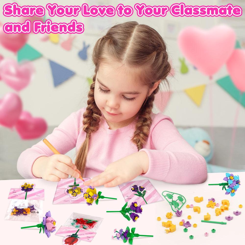 DREACAREFT classroom Valentine gift pack for school exchanges and party favors.