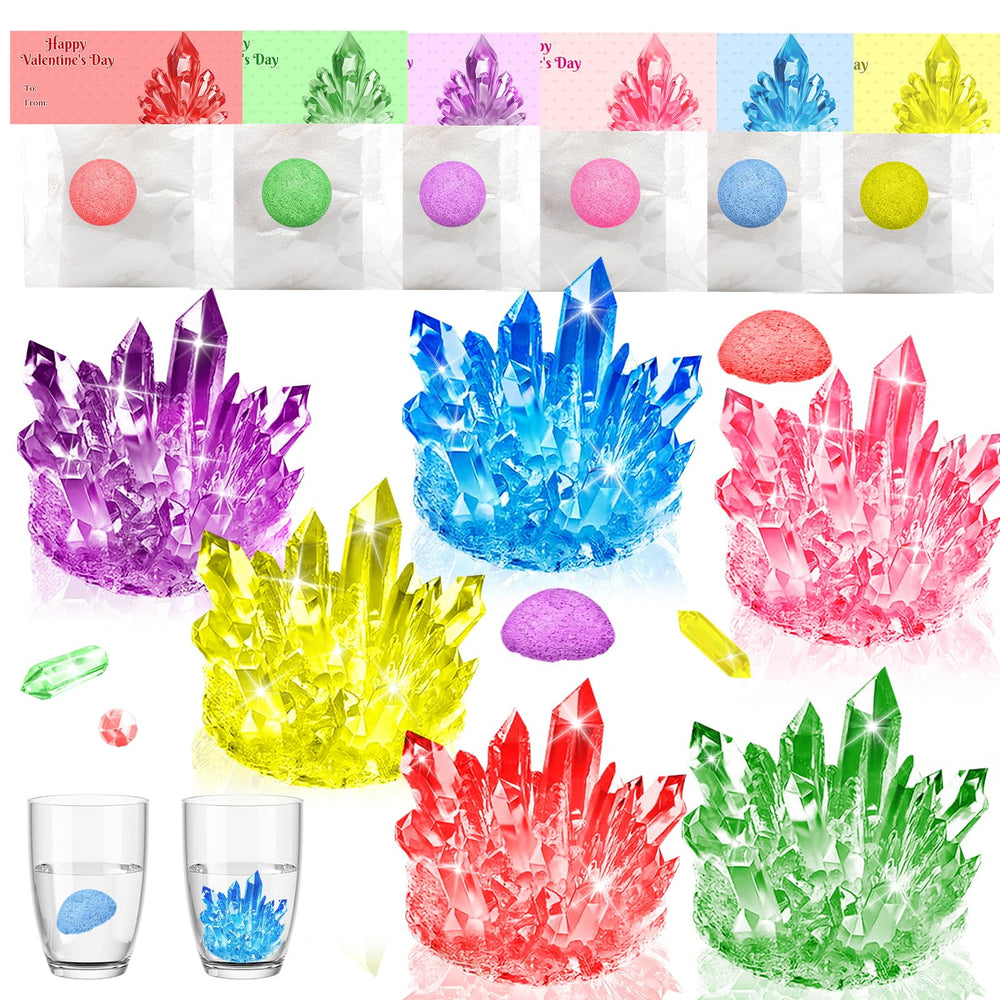 DREACAREFT crystal growing kit colors showcase six hues for hands-on STEM learning