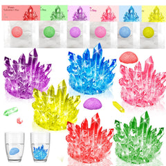 DREACAREFT crystal growing kit colors showcase six hues for hands-on STEM learning