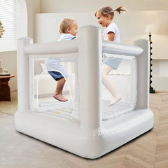 Dream Castle Mini Bounce House compact storage demonstrates easy tucking away after play.