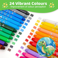 DreamCandy crayons designed for small hands and comfy grip
