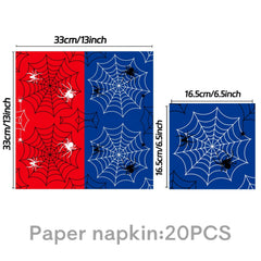 DreamCatching spider tablecloth protecting surfaces with vibrant spider design
