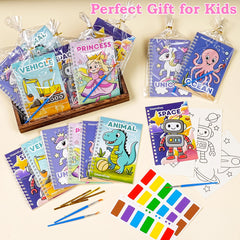 DreamCosy compact coloring book size, fits small hands for kids.