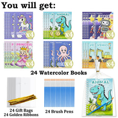 DreamCosy kid holding mini coloring book, perfect for on-the-go coloring.