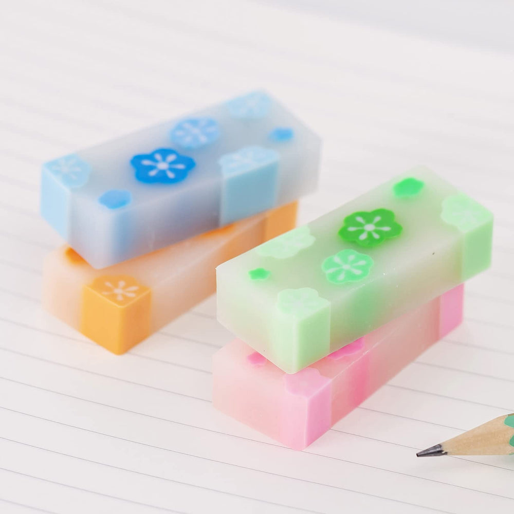 Dreamm sakura erasers—cute motifs to reward kids practice.