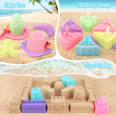 Dreamon beach shovel in action for quick scooping and building.
