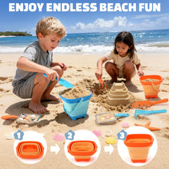 Dreamon shovels and rakes for comfortable digging in wet or dry sand.