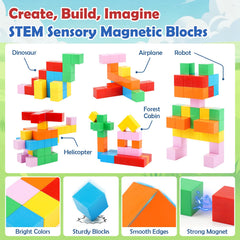 Dreamon six-color magnetic blocks boost creativity and STEM exploration