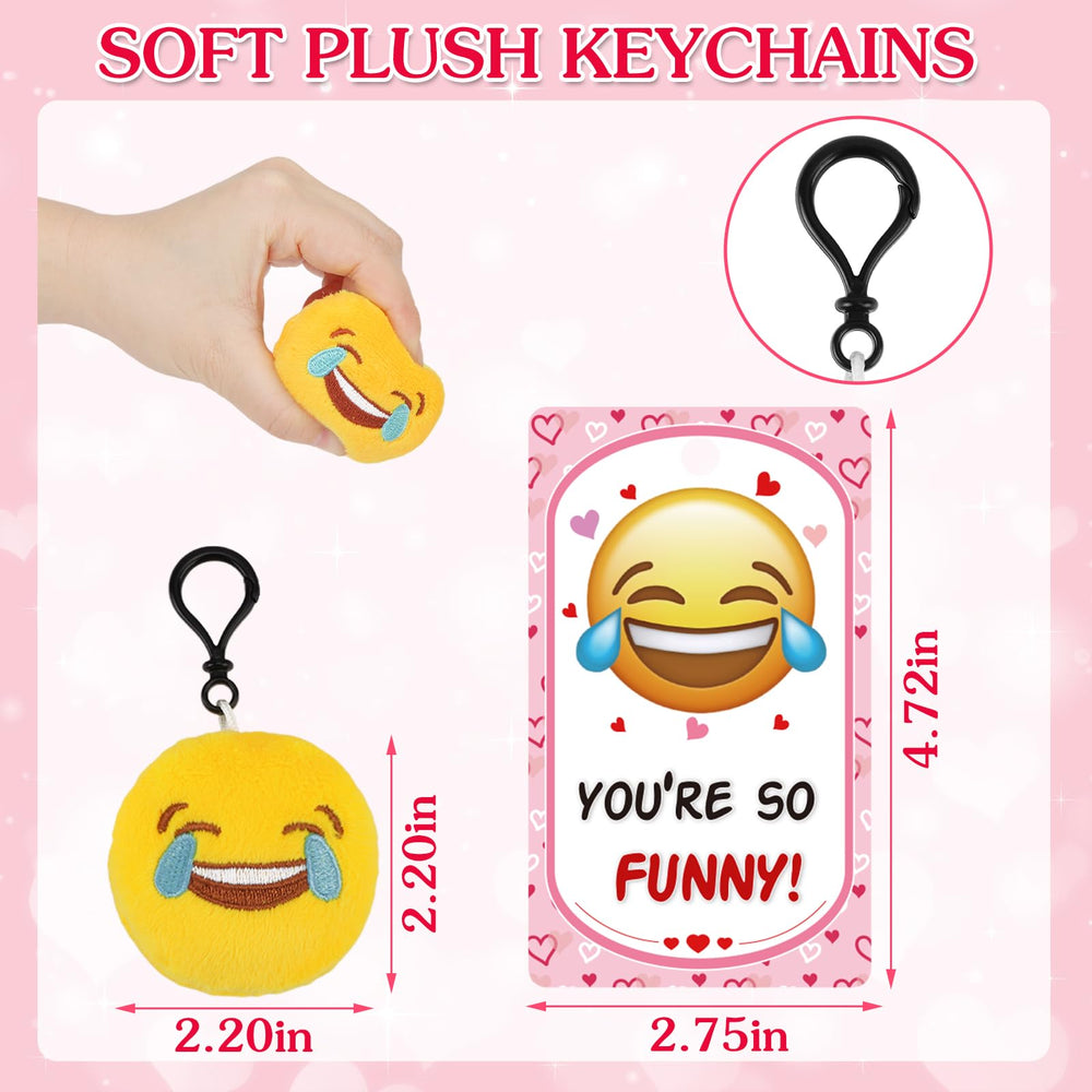 Dreampark Valentine cards paired with cute plush keys inspire classroom sharing.