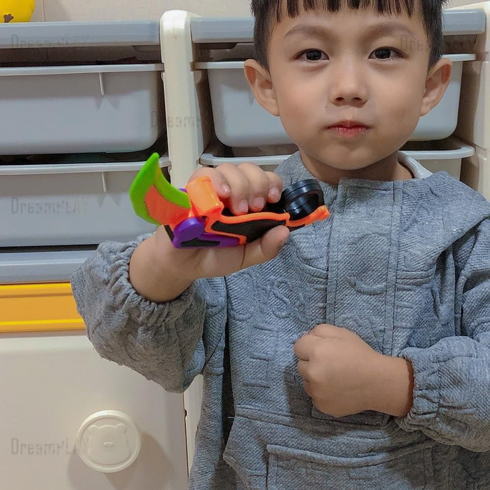 Dreamplay 3D printed fidget toy with textured grip for tactile engagement.