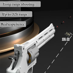 Dreamplay revolver orange tip close-up showing safety feature.