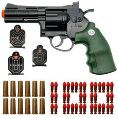 Dreamplay Soft Bullets Revolver front view for safe home play.