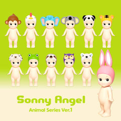 Dreams Sonny Angel Animal Series 1 in-hand pose captures charming character for collection display.