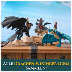 Authentic movie styling of Deadly Nadder and Astrid figures