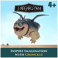 DreamWorks Dragons Gronckle 5-Inch figure with bobblehead for playful interactions