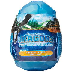 DreamWorks Dragons Nine Realms crystal plush dragon, soft and cuddly for cozy play.