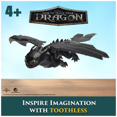 DreamWorks Toothless figure in pose friendly stance for heroic adventures